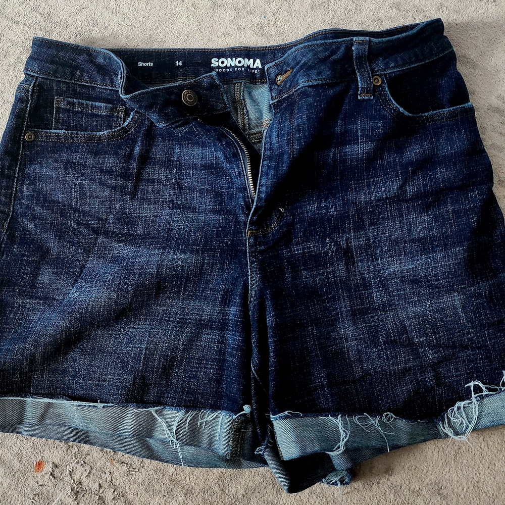 Sonoma Dark Blue Jean Shorts
